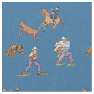 Tela Roping del buey del caballo occidental de los