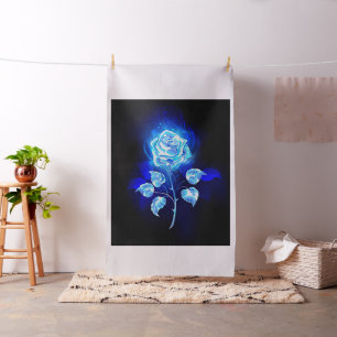 Tela Rosa azul en llamas