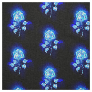 Tela Rosa azul en llamas