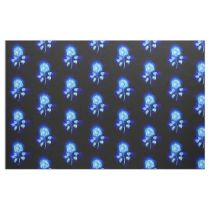 Tela Rosa azul en llamas