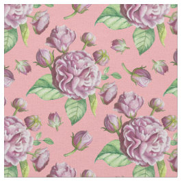 Tela Rosa Camellia Flowers Fabric