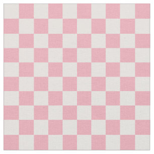 Tela Rosa Cuadros Cuadriculado Cuadros Retro Femenino