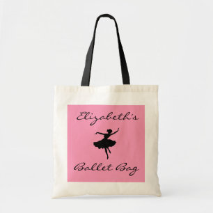 Tela Rosa de la bailarina del bolso del ballet