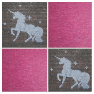 Tela Rosa de Unicornio