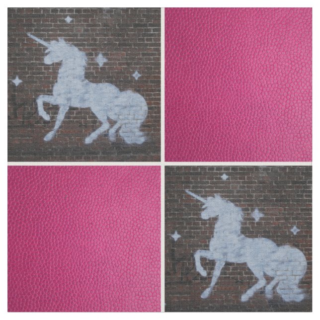 Tela Rosa de Unicornio (De cerca)