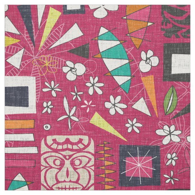 Tela rosa del tiki (Retal)
