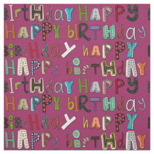 Tela rosa feliz de cumpleaños