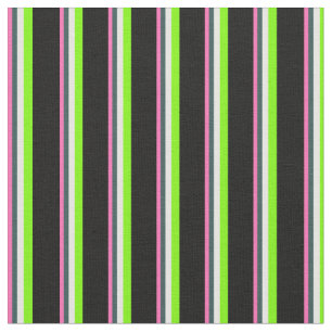 Tela Rosa, gris pizarra oscuro, crema de menta, verde y