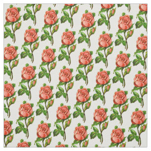 Tela Rosa inglés rosado victoriano Fabric