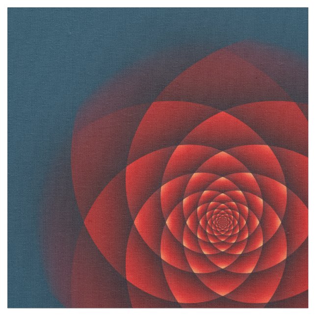 Tela Rosa Kaleidoscope rojo + tu idea (De cerca)