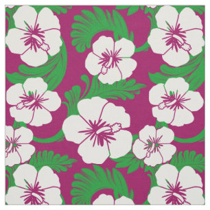 Tela Rosa magenta floral del hibisco hawaiano tropical