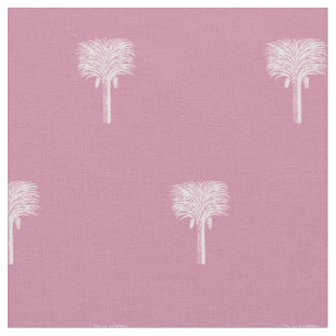 Tela Rosa moderno de fecha tropical Palm Dusty