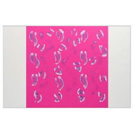 Tela Rosa profundo con patrones de lavanda de bonito en