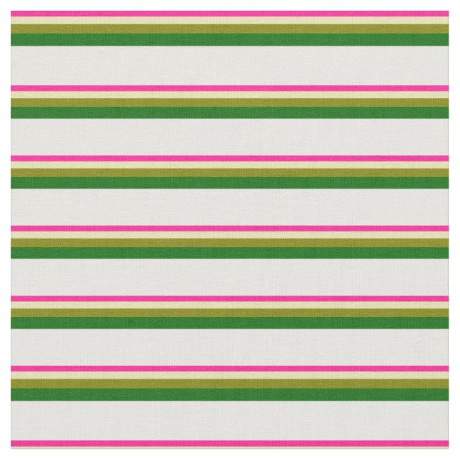 Tela Rosa profundo, moreno, verde, verde oscuro y blanc (De cerca)