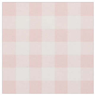 Tela Rosa Quartz Rosado y Blanco Gingham Check