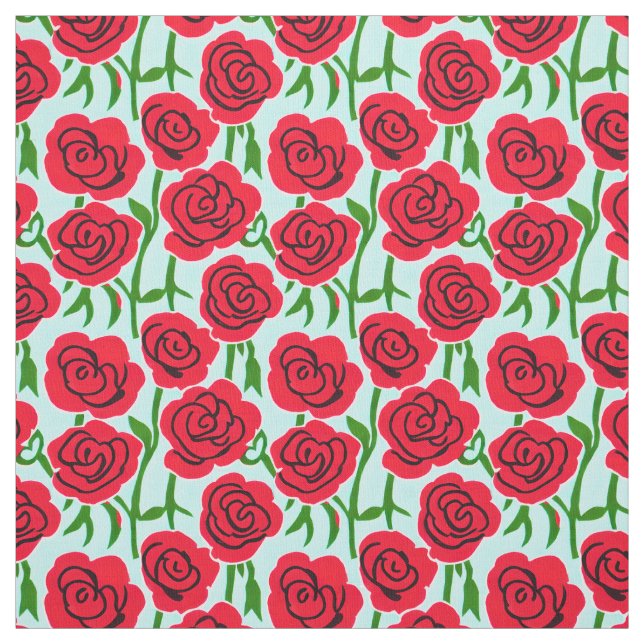 Tela rosa roja brillante (Retal)
