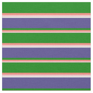 Tela Rosa, Salmón, Verde, Azul pizarra oscura y Blanco