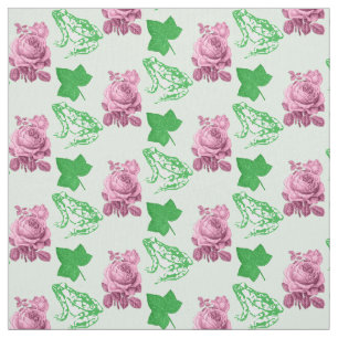 Tela rosa y verde perfecta