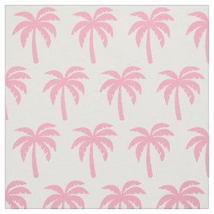Tela rosada de la palmera