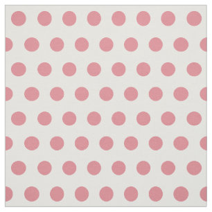 Tela rosada y blanca del arte del lunar