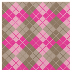 Tela Rosado-Brown Argyle