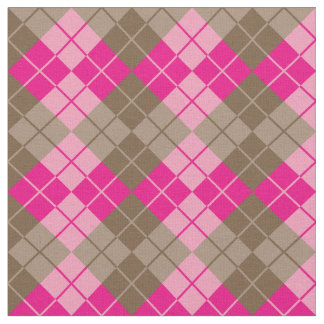 Tela Rosado-Brown Argyle