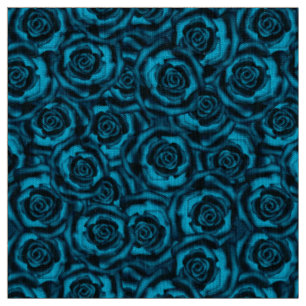 Tela Rosas azules oscuros