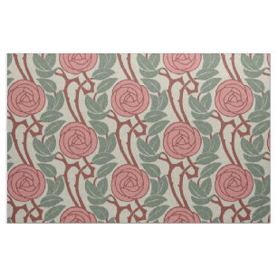 Tela Rosas de Art Nouveau