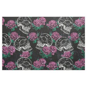 Tela Rosas de Sugar Skull Ombre   Funky Pastel Grunge G