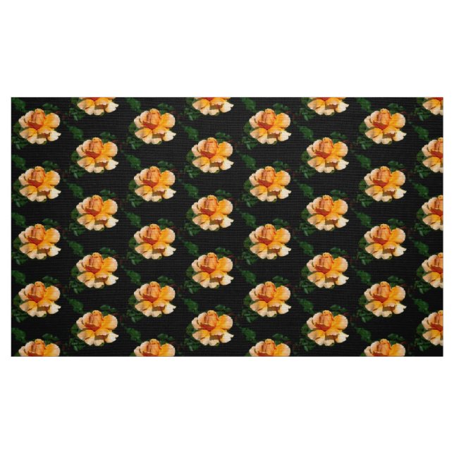 Tela Rosas de verano ("Cuarto gordo" (fat quarter))
