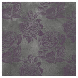 Tela Rosas morados y escriben en gris