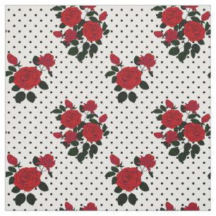 Tela Rosas rojas.