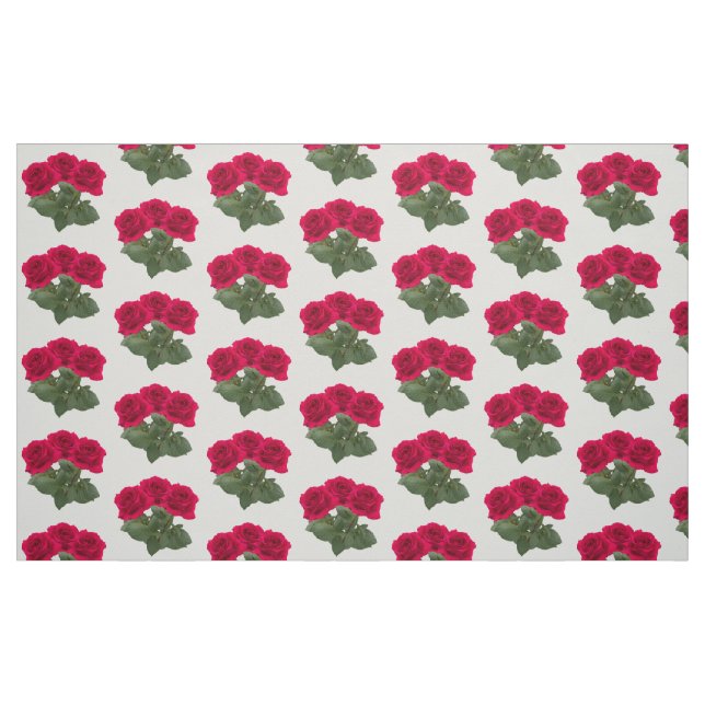 Tela Rosas rojas ("Cuarto gordo" (fat quarter))