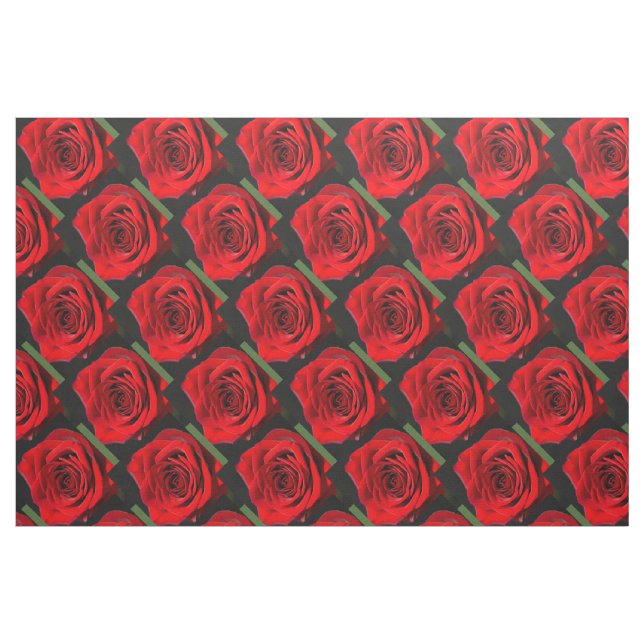 Tela Rosas rojas ("Cuarto gordo" (fat quarter))