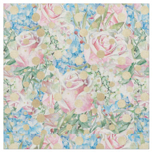 Tela Rosas Rosa En Un Fondo Azul