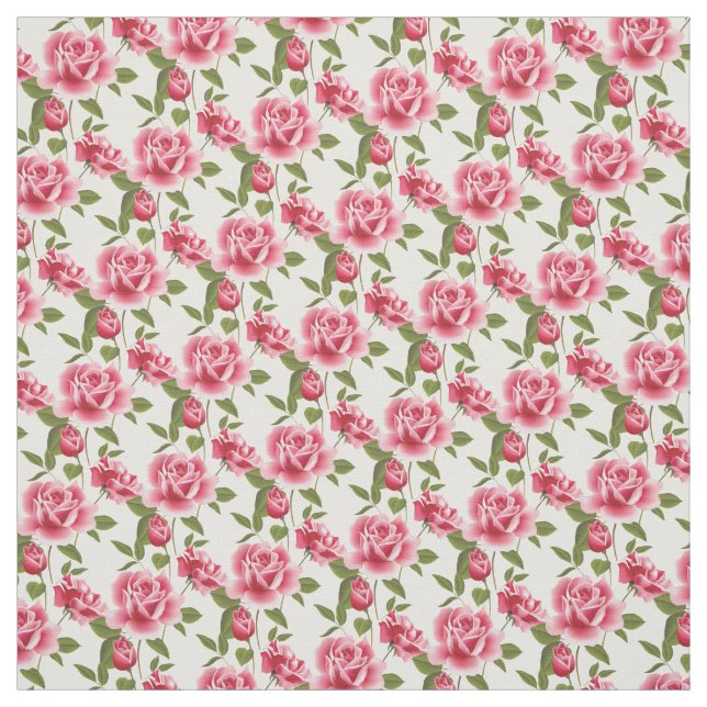 Tela Rosas Tela-Rosados de encargo (Retal)