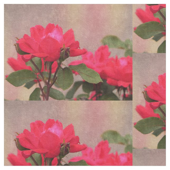 Tela Roses rojos (De cerca)