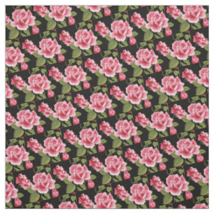 Tela Roses rosados-tejidos personalizados