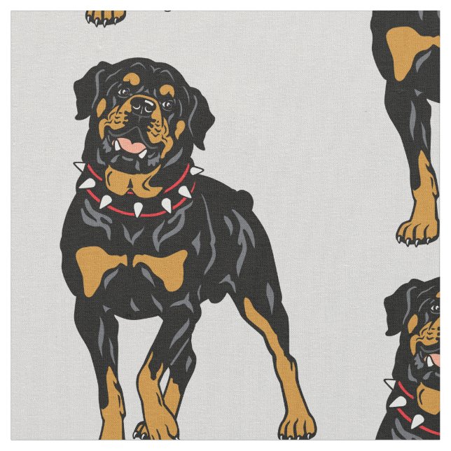 Tela rottweiler (De cerca)