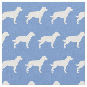 Tela Rottweiler Rottie Dog Silhouette Mascota Light Blu