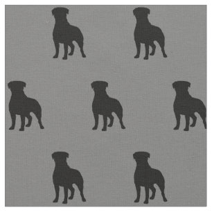 Tela Rottweiler siluetea el modelo