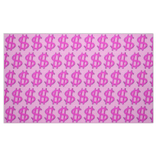 Tela Rótulo de dólar rosado
