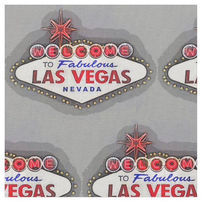 Tela Rótulo de Las Vegas (De cerca)