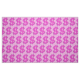 Tela Rótulo en dólares rosados