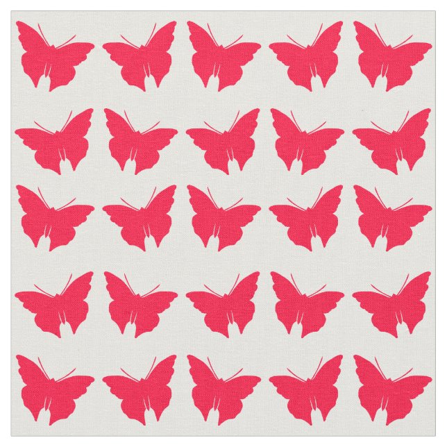 Tela Rouge Bold Mod Butterflies (De cerca)