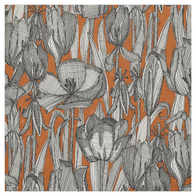 Tela roya de decaimiento de tulipán (Retal)