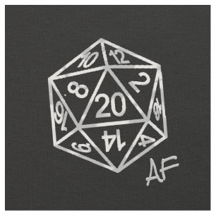 Tela RPG Crit AF   Dice el jugador de mesa de la vieja 