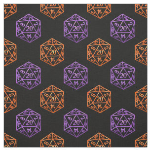 Tela RPG Dice   Naranja Purple Halloween Tabletop Gamer