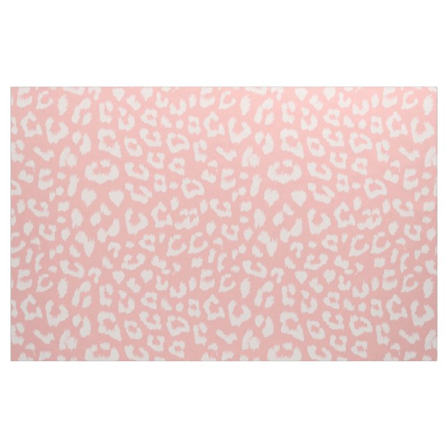 Tela Rubor Pink Leopard Print ("Cuarto gordo" (fat quarter))