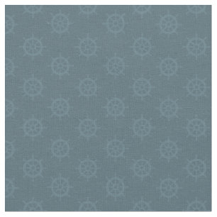 Tela Rueda del barco tonal en gris oscuro azul